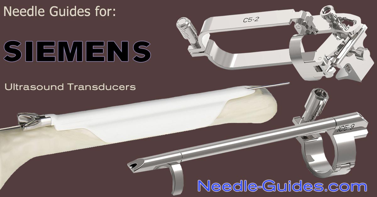 Needle guides for Siemens Transducers
