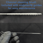 Needle guide for Sonoscape VE9-5 ultrasound transducer