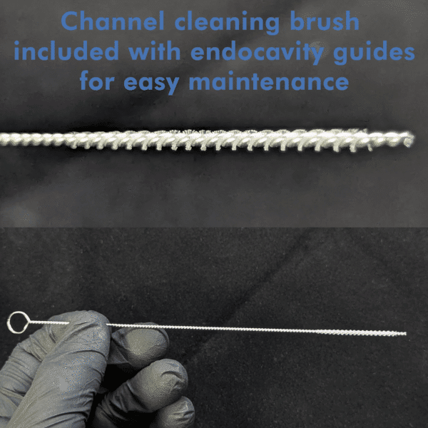 Needle guide for Sonoscape VE9-5 ultrasound transducer
